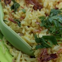Paneer pulao at Greenleaf Cafe in Central Singapore