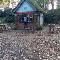 Lovely  leafy setting at Ginger Jules Kiosk in London