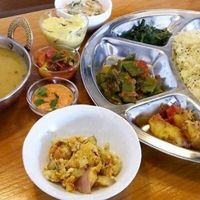 Curry set at Pariwar in Nara