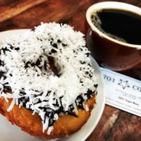 Home made donut  at 701 Coffee in Seattle