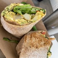 Burrito at Gnome Cafe in Charleston