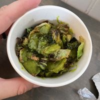 The best Brussels sprouts you’ll ever have ! at Gnome Cafe in Charleston