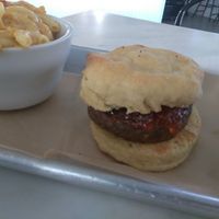Hemp sausage biscuit | mac at Gnome Cafe in Charleston