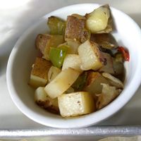 Side of home fries at Gnome Cafe in Charleston