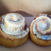 Cinnamon Buns to go!! at Gnome Cafe in Charleston
