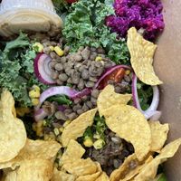 Taco salad   at Gnome Cafe in Charleston