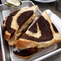 Vegan Rubén at Gnome Cafe in Charleston