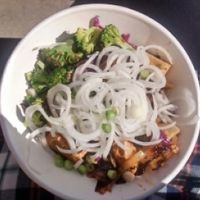 bulgogi tofu bowl at Gnome Cafe in Charleston