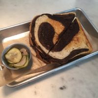 Tempeh Ruben  at Gnome Cafe in Charleston