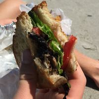 blt at the beach! at Gnome Cafe in Charleston