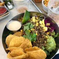 Taco salad!  at Gnome Cafe in Charleston