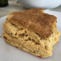 Potato and Rosemary Scone at Gnome Cafe in Charleston