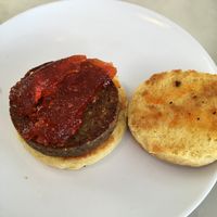 dat biscuit at Gnome Cafe in Charleston