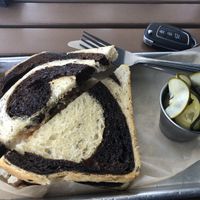 Vegan Reuben  at Gnome Cafe in Charleston