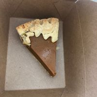  Vegan Pumpkin Pie!  at Gnome Cafe in Charleston