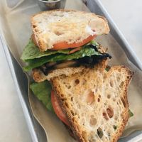 Mushroom BLT at Gnome Cafe in Charleston