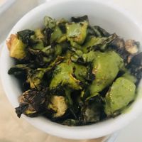 Brussels sprouts at Gnome Cafe in Charleston