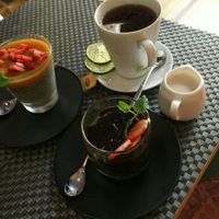 dessert at Jalus Vegan Kitchen in Hanoi