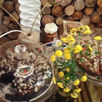 almond cake at Jalus Vegan Kitchen in Hanoi