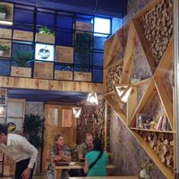 Nice decor and great atmosphere at Jalus Vegan Kitchen in Hanoi