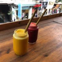 the juice was fresh and amazing!!  at Jalus Vegan Kitchen in Hanoi