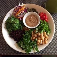 Bean-me-up bowl at Jalus Vegan Kitchen in Hanoi