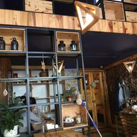 beautiful interior! at Jalus Vegan Kitchen in Hanoi