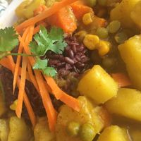Spicy curry ❤️ at Jalus Vegan Kitchen in Hanoi