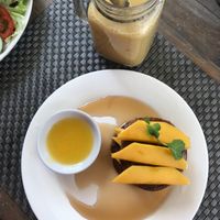 Pancakes hit the spot! at Jalus Vegan Kitchen in Hanoi