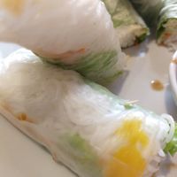 Roll primavera at Jalus Vegan Kitchen in Hanoi