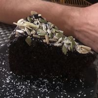Chocolate cake  at Jalus Vegan Kitchen in Hanoi