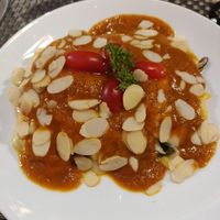 Lasagna with pumpkin and mushrooms at Jalus Vegan Kitchen in Hanoi