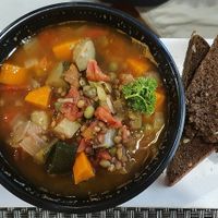 Lentil stew at Jalus Vegan Kitchen in Hanoi