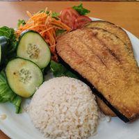 Aquí si saben cocinar los platillos con berenjena 🍆 at Golden Yo Light in Queretaro