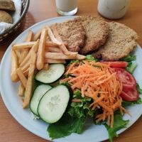 Muy basto y delicioso 😋 Vegan at Golden Yo Light in Queretaro