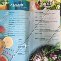 Juices and salads --- jugos y ensaladas  at Golden Yo Light in Queretaro