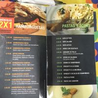 Hamburgers, soups, pastas --- hamburguesas, sopas, pastas  at Golden Yo Light in Queretaro