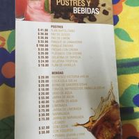 Drinks and desserts - postres y bebidas  at Golden Yo Light in Queretaro