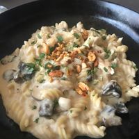 Vegan Mushroom Alfredo Pasta at Duo - Four Seasons Resort in Wailea