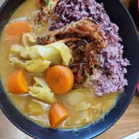 Curry Tempura Veggie Don at Brim CC in Melbourne