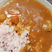 Veg curry at Brim CC in Melbourne