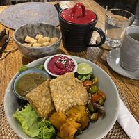 tempeh bowl  at Yoga Searcher in Pecatu