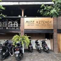 Plenty of scooter parking  at Yoga Searcher in Pecatu