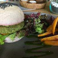 Burger at Yoga Searcher in Pecatu