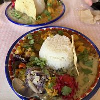 Sweet Potato and daal curry 🍛  at Indian Canteen Ami in Tokyo