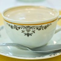 Coffee with Oat Milk at A Fior di Gusto Bistrot in Lugano