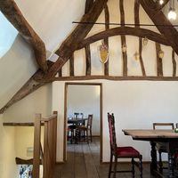 Lovely dining area at The Royal Oak in Tetbury