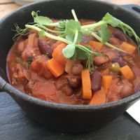 Chilli oak pot of the day  at The Royal Oak in Tetbury