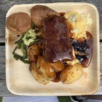 Vegan Sunday roast  at The Royal Oak in Tetbury