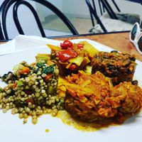 A selection of "everything" vol 1 at El Veganito del Charco in Lanzarote